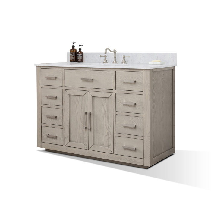 Coastal Farmhouse Ingalls 48" Single Bathroom Vanity Set & Reviews